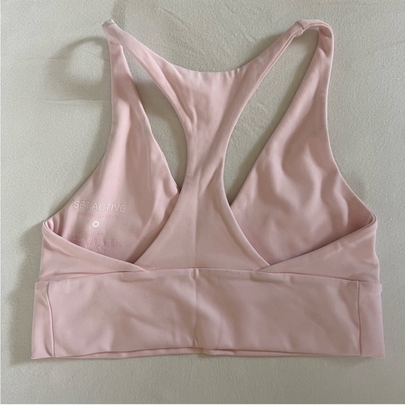 SET Active Blush Racerback Sports Bra - Picture 2 of 3